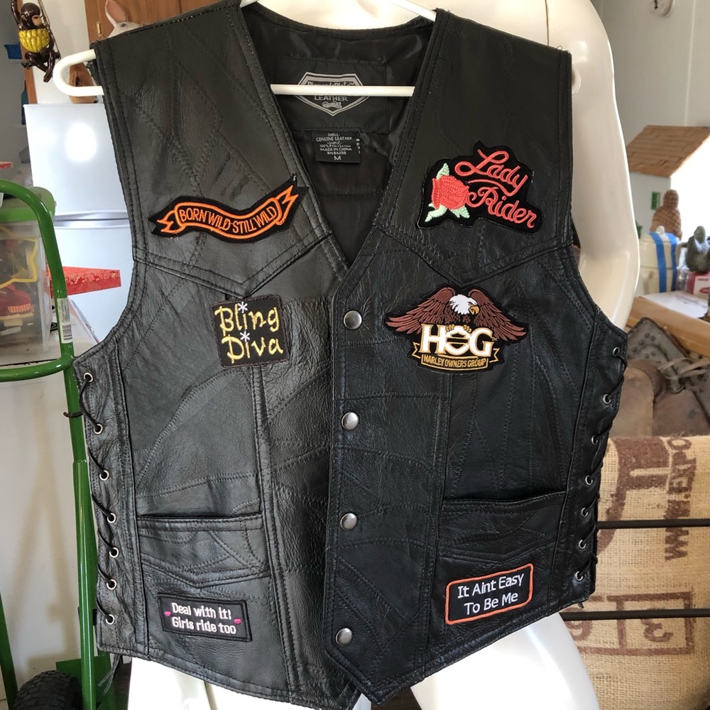 Leather vest